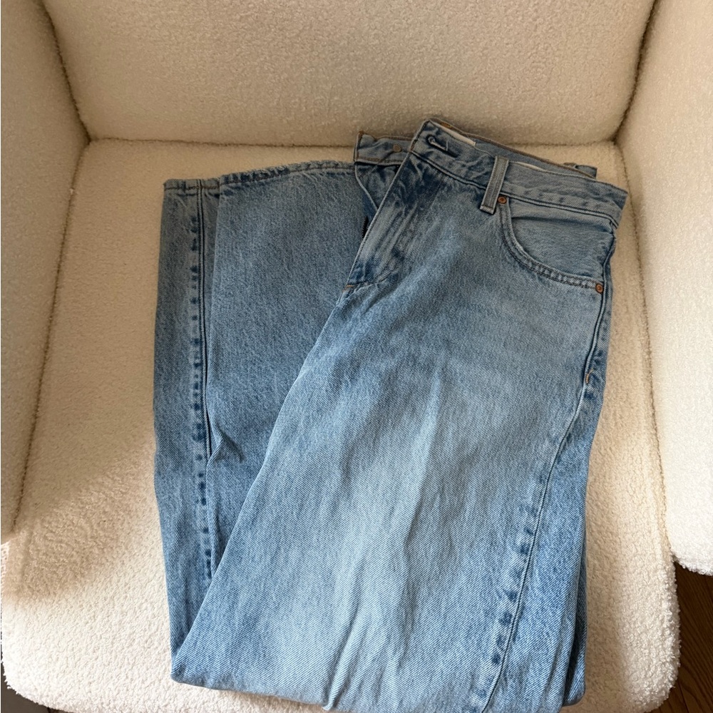 Denim Forum Classic Jean Pant High Rise Baggy